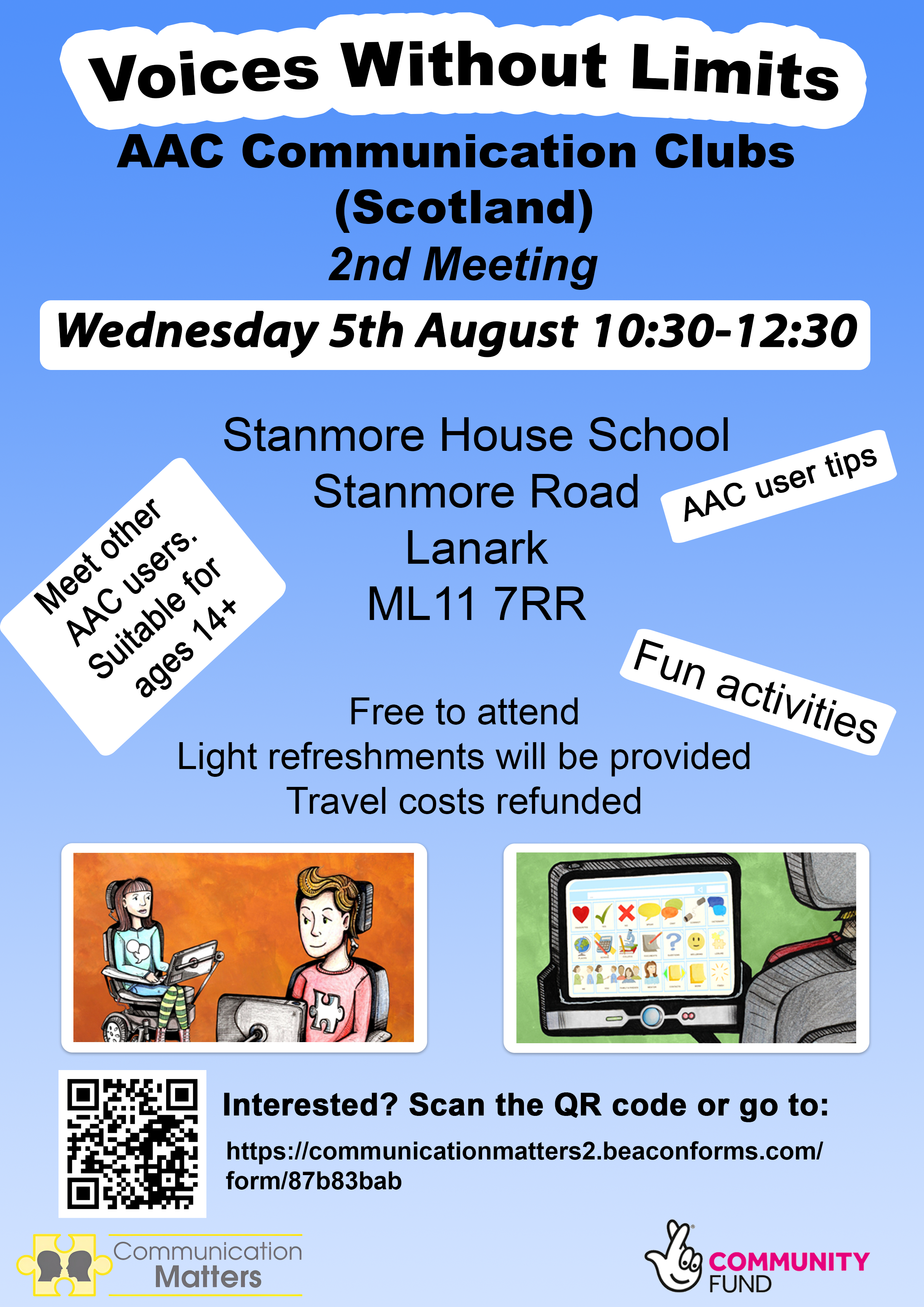 Communication Club Scotland flier